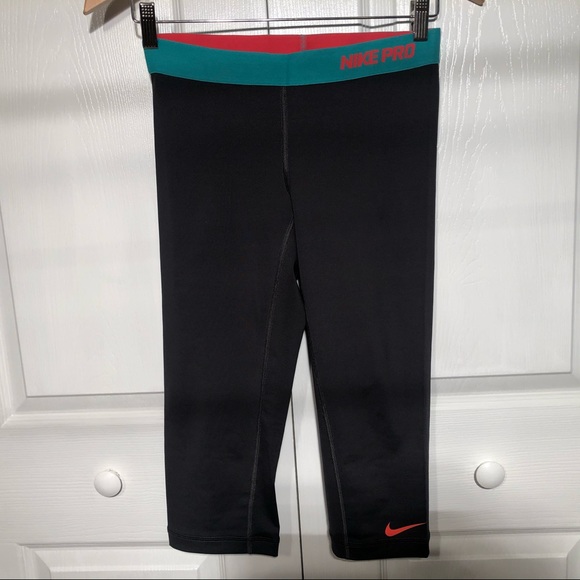 Nike Pants - Nike pro Dri- Fit training tights, gray, S